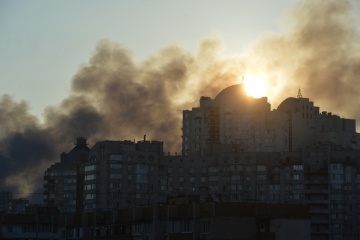 Fires from massive Russian attack extinguished in Kyiv